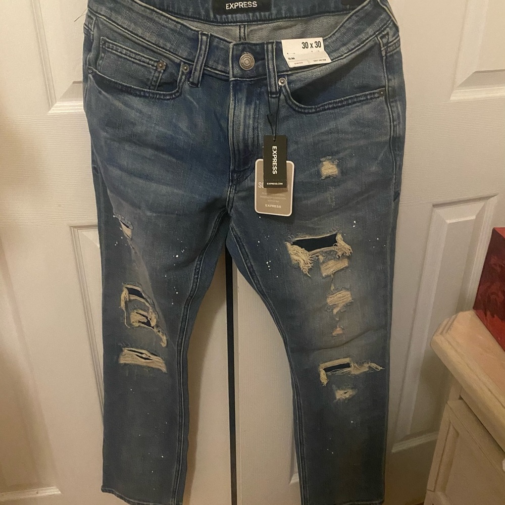 Mens ripped Jeans